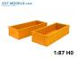 Preview: Kippcontainer 2er Set für Bahnverladung orange